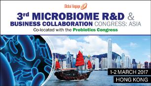 Microbiome R&D and Business Collaboration Congress: Asia: , Hong Kong, 1-2 March 2017