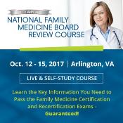 National Family Medicine Board Review: , USA, 12-15 October 2017