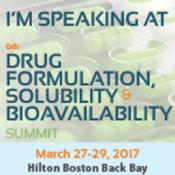6th Drug Formulation, Solubility & Bioavailability Summit: , USA, 27-29 March 2017