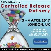 14th annual Controlled Release Delivery: London, England, UK, 3-4 April 2017