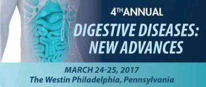 4th Annual Digestive Diseases: New Advances: Philadelphia, Pennsylvania, USA, 24-25 March 2017
