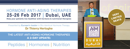 Hormone anti-aging therapies: Dubai, United Arab Emirates, 25-26 February 2017