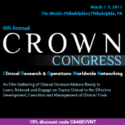 6th Annual CROWN Congress: Philadelphia, Pennsylvania, USA, 7-9 March 2017