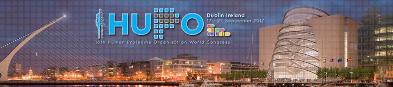 16th Human Proteome Organisation World Conference: Dublin, Ireland, 17-21 September 2017