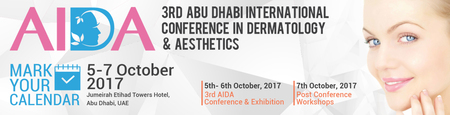 3rd Abu Dhabi International Conference in Dermatology and Aesthetics: Abu Dhabi, United Arab Emirates, 5-7 October 2017