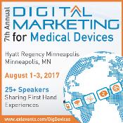 7th Digital Marketing for Medical Devices: Hyatt Regency Minneapolis, 1300 Nicollet Mall, Minneapolis, 55403, USA, 1-3 August 2017