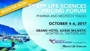 7th EPP Life Science Pricing Forum, 2017 Montreux: Grand Hotel Suisse Majestic, Avenue des Alpes 45, Montreux, 1820, Switzerland, 4-6 October 2017