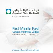 First Middle East Cardiac Anesthesia Update Abu Dhabi: Abu Dhabi, United Arab Emirates, 10-11 November 2017