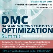DMC Optimization Summit: Philadelphia, Pennsylvania, USA, 19-20 October 2017