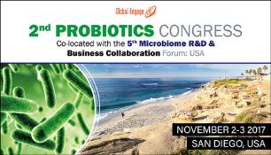 Probiotics Congress: USA: San Diego, California, USA, 2-3 November 2017