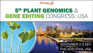 Plant Genomics and Gene Editing Congress: USA: Philadelphia, Pennsylvania, USA, 2-3 November 2017