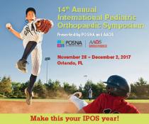 14th Annual International Pediatric Orthopaedic Symposium: Loews Royal Pacific Resort, 6300 Hollywood Way, Orlando, 32819, USA, 28 November - 2 December, 2017