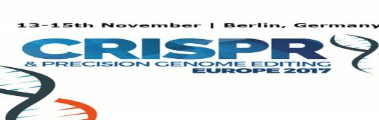 CRISPR Congress Europe: Berlin, Germany, 13-15 November 2017