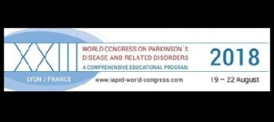 XXIII World Congress on Parkinson's Disease and Related Disorders: Centre de Congrès de Lyon, 50 Quai Charles de Gaulle, Lyon, 69463, France, 19-22 August 2018